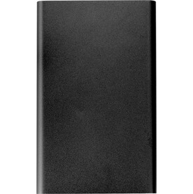 Powerbank aus Aluminium Ezra – Schwarz bedrucken, Art.-Nr. 001999999_7298 Powerbank aus Aluminium Ezra – Schwarz bedrucken, Art.-Nr. 001999999_7298