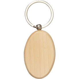 Schlüsselanhänger aus Holz Katherine – Braun bedrucken, Art.-Nr. 011999118_7300