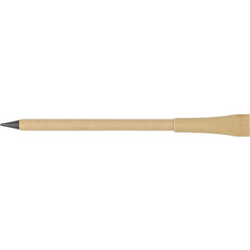 Bleistift Nicolina | Recycelt | Tintenlos – Braun bedrucken, Art.-Nr. 011999999_736877