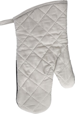 Ofenhandschuhe aus Baumwolle Elsie – Grau bedrucken, Art.-Nr. 003999999_737254