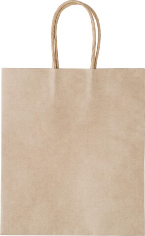 Geschenktüte aus Papier Mariano – Braun bedrucken, Art.-Nr. 011999999_739419