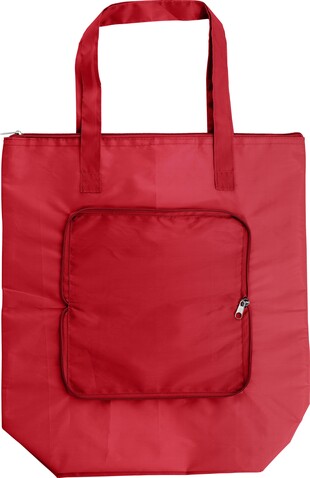 Kühltasche aus Polyester (210T) Hal – Rot bedrucken, Art.-Nr. 008999999_739612