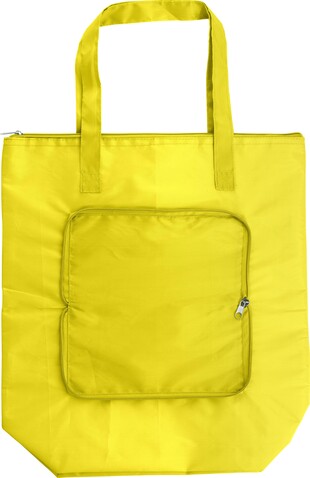 Kühltasche aus Polyester (210T) Hal – Gelb bedrucken, Art.-Nr. 006999999_739612