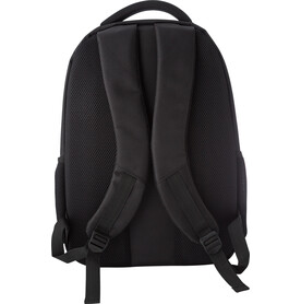 Laptop Rucksack aus Polyester Ivan – Schwarz bedrucken, Art.-Nr. 001999999_7398