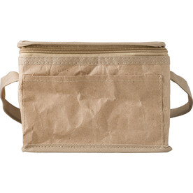 Kühltasche Ollie | Papier | 3 l – Braun bedrucken, Art.-Nr. 011999999_739817