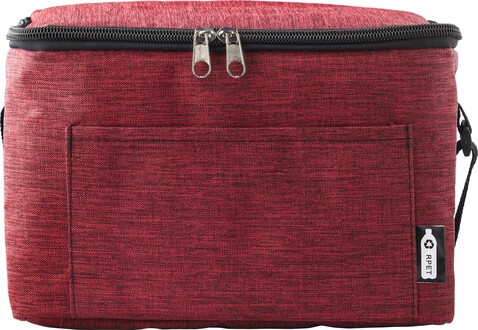Kühltasche aus Polyester (600D) und rPET Isabella – Rot bedrucken, Art.-Nr. 008999999_739845