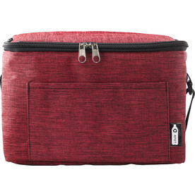 Kühltasche aus Polyester (600D) und rPET Isabella – Rot bedrucken, Art.-Nr. 008999999_739845