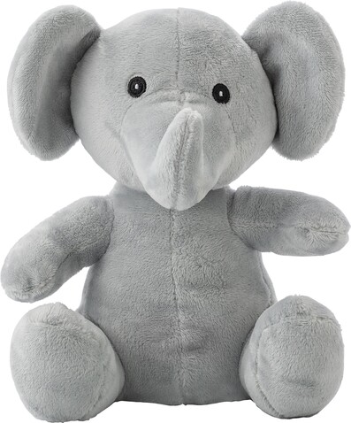 Plüschelefant Jessie – Grau bedrucken, Art.-Nr. 003999999_747962