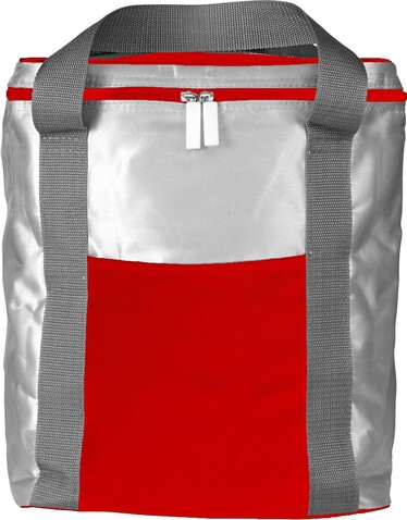 Kühltasche aus Polyester Theon – Rot bedrucken, Art.-Nr. 008999999_7504