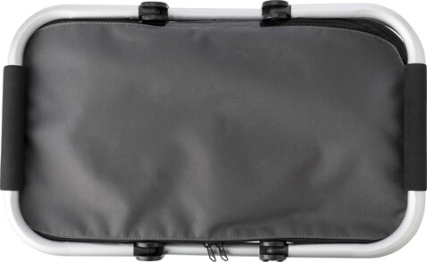 Einkaufskorb aus Polyester Douglas – Grau bedrucken, Art.-Nr. 003999999_7508