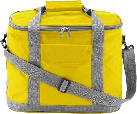Kühltasche aus Nylon Juno – Gelb bedrucken, Art.-Nr. 006999999_7521