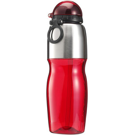 Trinkflasche aus Kunststoff Emberly – Rot bedrucken, Art.-Nr. 008999999_7551 Trinkflasche aus Kunststoff Emberly – Rot bedrucken, Art.-Nr. 008999999_7551