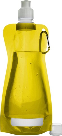 Faltflasche Bailey | 420 ml – Gelb bedrucken, Art.-Nr. 006999999_7567