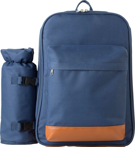 Picknick-Rucksack aus Polyester Allison – Blau bedrucken, Art.-Nr. 005999999_7613