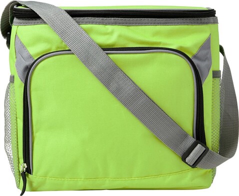 Kühltasche aus Polyester Lance – Limettengrün bedrucken, Art.-Nr. 019999999_7655