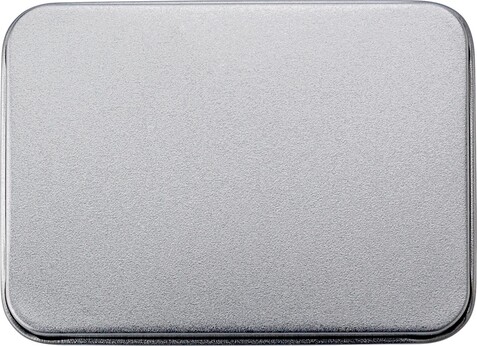 Metalldose mit Spielkarten Nathan – Silber bedrucken, Art.-Nr. 032999999_771596