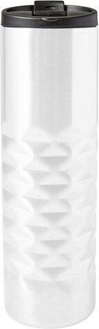 Thermobecher aus Edelstahl Kamir – Weiß bedrucken, Art.-Nr. 002999999_7789