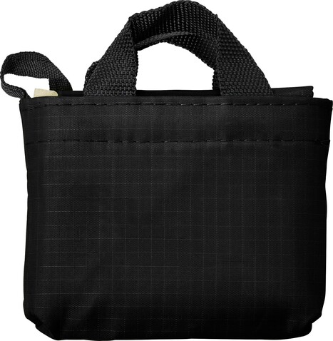 Einkaufstasche Wes | Oxford 210D | Faltbar – Schwarz bedrucken, Art.-Nr. 001999999_7799