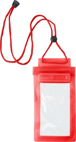 Handyschutzhülle, wasserdicht Emily – Rot bedrucken, Art.-Nr. 008999999_7811