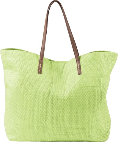 Strandtasche Sana | 7 l – Limettengrün bedrucken, Art.-Nr. 019999999_7856