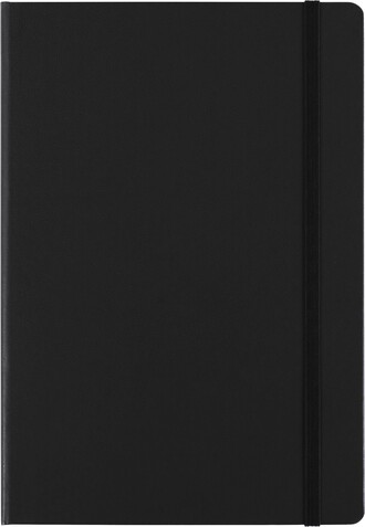 Notizbuch aus Karton (ca. DIN A5 Format) Chanelle – Schwarz bedrucken, Art.-Nr. 001999999_7913