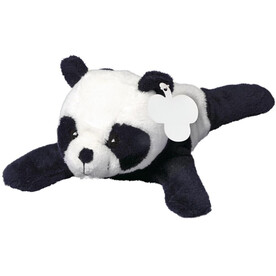 Plüschpanda Leila | 19 cm – Schwarz/weiß bedrucken, Art.-Nr. 040999999_8049
