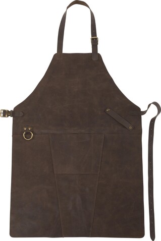 Schürze Nori | Leder – Braun bedrucken, Art.-Nr. 011999999_8066 Schürze Nori | Leder – Braun bedrucken, Art.-Nr. 011999999_8066