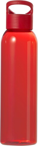 Wasserflasche aus Kunststoff Rita – Rot bedrucken, Art.-Nr. 008999999_8183