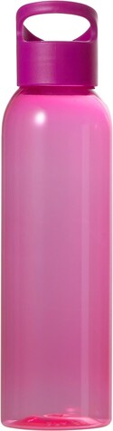 Wasserflasche aus Kunststoff Rita – Rosa bedrucken, Art.-Nr. 017999999_8183