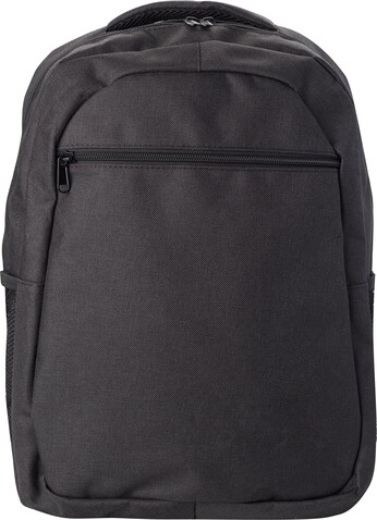 Polyester (600D) Rucksack Glynn – Schwarz bedrucken, Art.-Nr. 001999999_818450