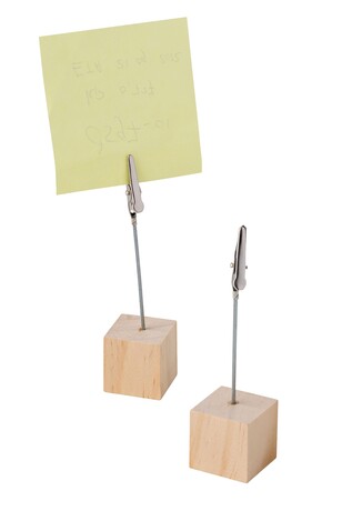 Klammerhalter aus Holz Malia – Braun bedrucken, Art.-Nr. 011999999_821065