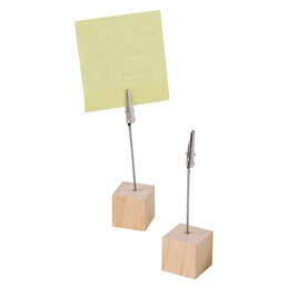 Memohalter Malia | Holz – Braun bedrucken, Art.-Nr. 011999999_821065