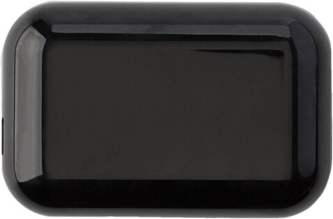 Drahtlose ABS-Kopfhörer Mourad – Schwarz bedrucken, Art.-Nr. 001999999_821471