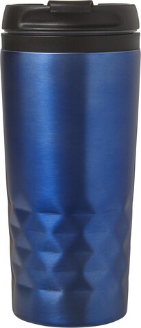 Reisebecher aus Edelstahl Lorraine – Blau bedrucken, Art.-Nr. 005999999_8240