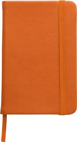 Notizbuch aus PU Brigitta – Orange bedrucken, Art.-Nr. 007999999_8251