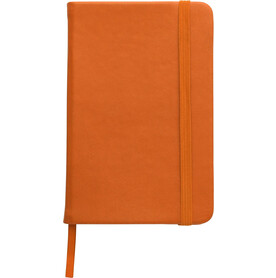 Notizbuch aus PU Brigitta – Orange bedrucken, Art.-Nr. 007999999_8251