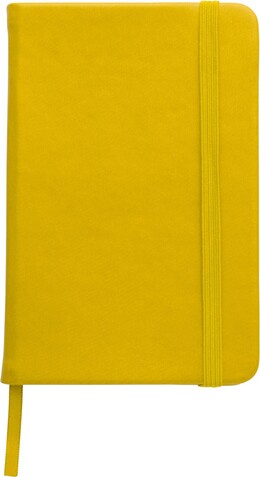 Notizbuch Brigitta | A5 | Blanko – Gelb bedrucken, Art.-Nr. 006999999_8251