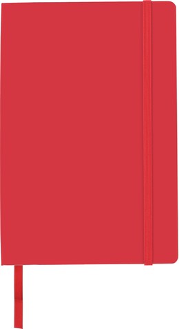 Notizbuch aus PU Mireia – Rot bedrucken, Art.-Nr. 008999999_8276