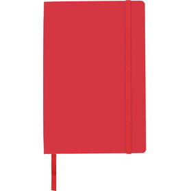 Notizbuch aus PU Mireia – Rot bedrucken, Art.-Nr. 008999999_8276