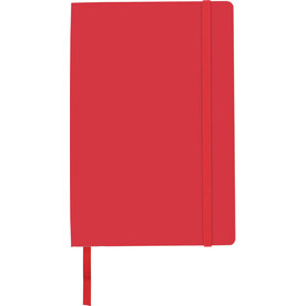 Notizbuch Mireia | A5 | Liniert – Rot bedrucken, Art.-Nr. 008999999_8276