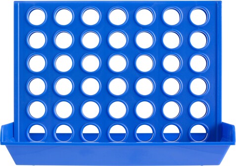 Vier-Gewinnt Fiona | Kunststoff | Faltbar – Blau bedrucken, Art.-Nr. 005999999_8280