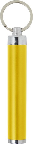 2-in1 LED-Taschenlampe aus ABS Zola – Gelb bedrucken, Art.-Nr. 006999999_8297