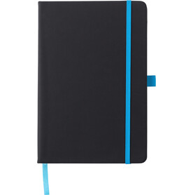 Notizbuch aus Kunststoff Charlene – Hellblau bedrucken, Art.-Nr. 018999999_8384