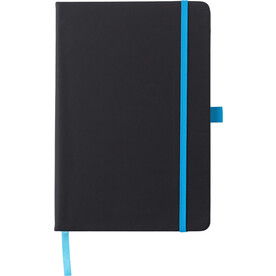 Notizbuch aus Kunststoff Charlene – Hellblau bedrucken, Art.-Nr. 018999999_8384