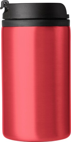 Isolierbecher (300 ml), auslaufsicher Gisela – Rot bedrucken, Art.-Nr. 008999999_8385