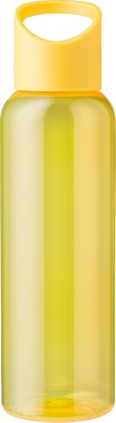 Trinkflasche Lila | Recycelt | 500 ml – Gelb bedrucken, Art.-Nr. 006999999_839453
