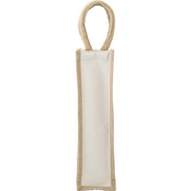 Weinbeutel aus Baumwolle Brett – Braun bedrucken, Art.-Nr. 011999999_840790