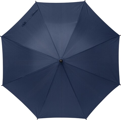 Stockschirm aus Polyester Barry – marineblau bedrucken, Art.-Nr. 536999999_8422