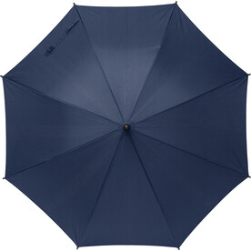 Stockschirm aus Polyester Barry – marineblau bedrucken, Art.-Nr. 536999999_8422