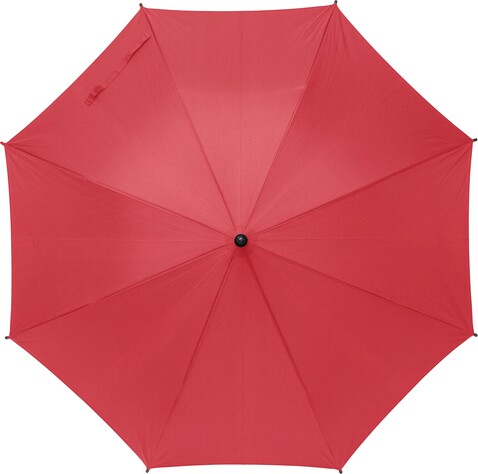 Stockschirm aus Polyester Barry – Rot bedrucken, Art.-Nr. 008999999_8422